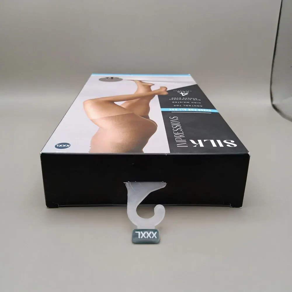 Silk Impressions Sheer For All Day 4Pair XXXL Control Top High Waisted Pantyhose